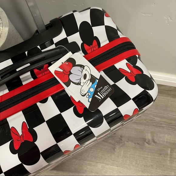 NWT Disney Minnie Mouse Collection Suitcase, Luggage, Travel Bag - 25” - Picture 4 of 6